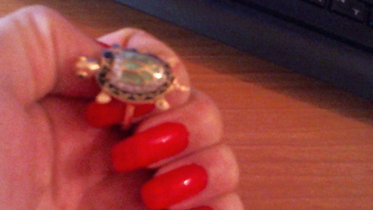 1DiamondAngel Mine Diamond Turtle with emeralds custom pic 5