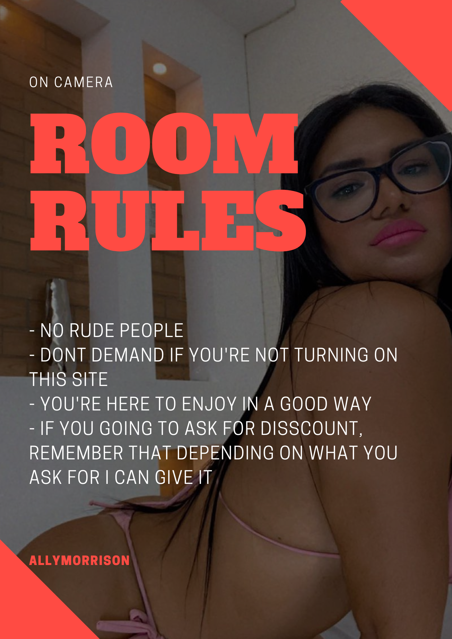 AllyMorrison ROOM RULES image: 1
