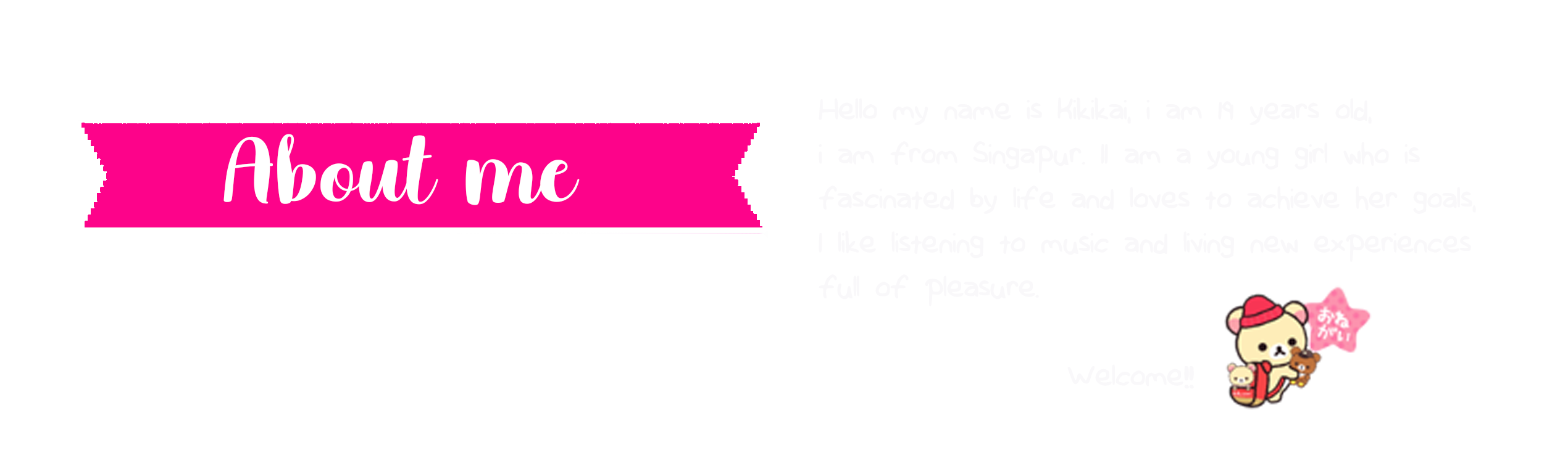 kikikai- About me image: 2