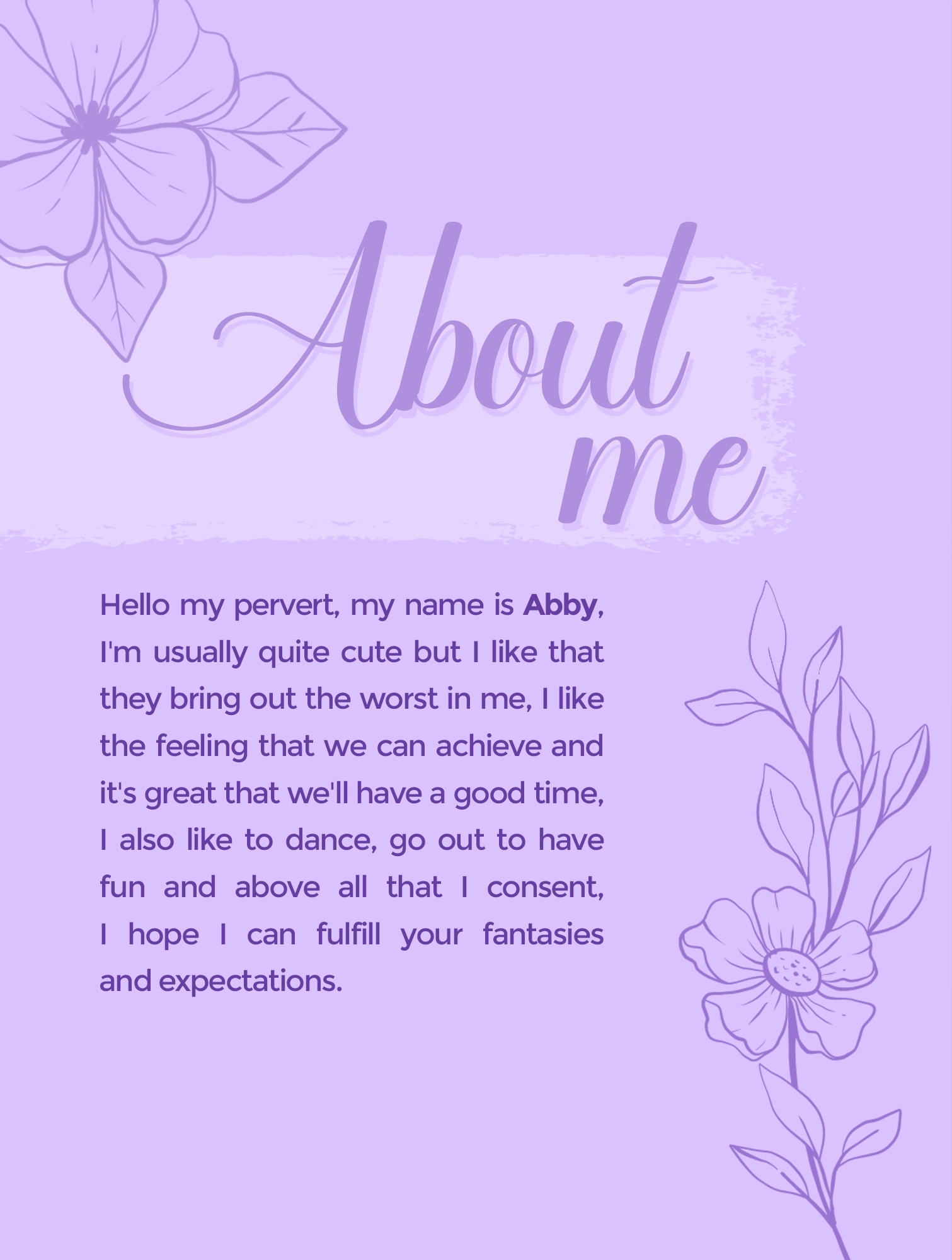 AbbyRoberts About me image: 1
