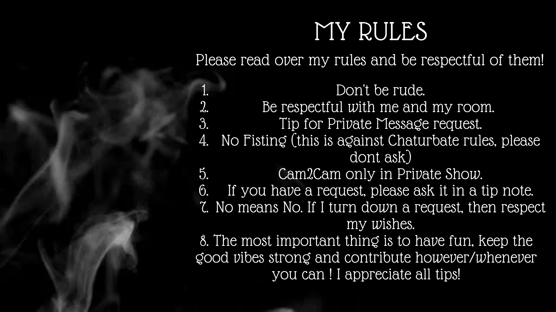 ChrissyBlair My Rules. image: 1