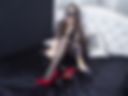 stockings, legs. red heels