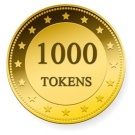 1000 tokens 