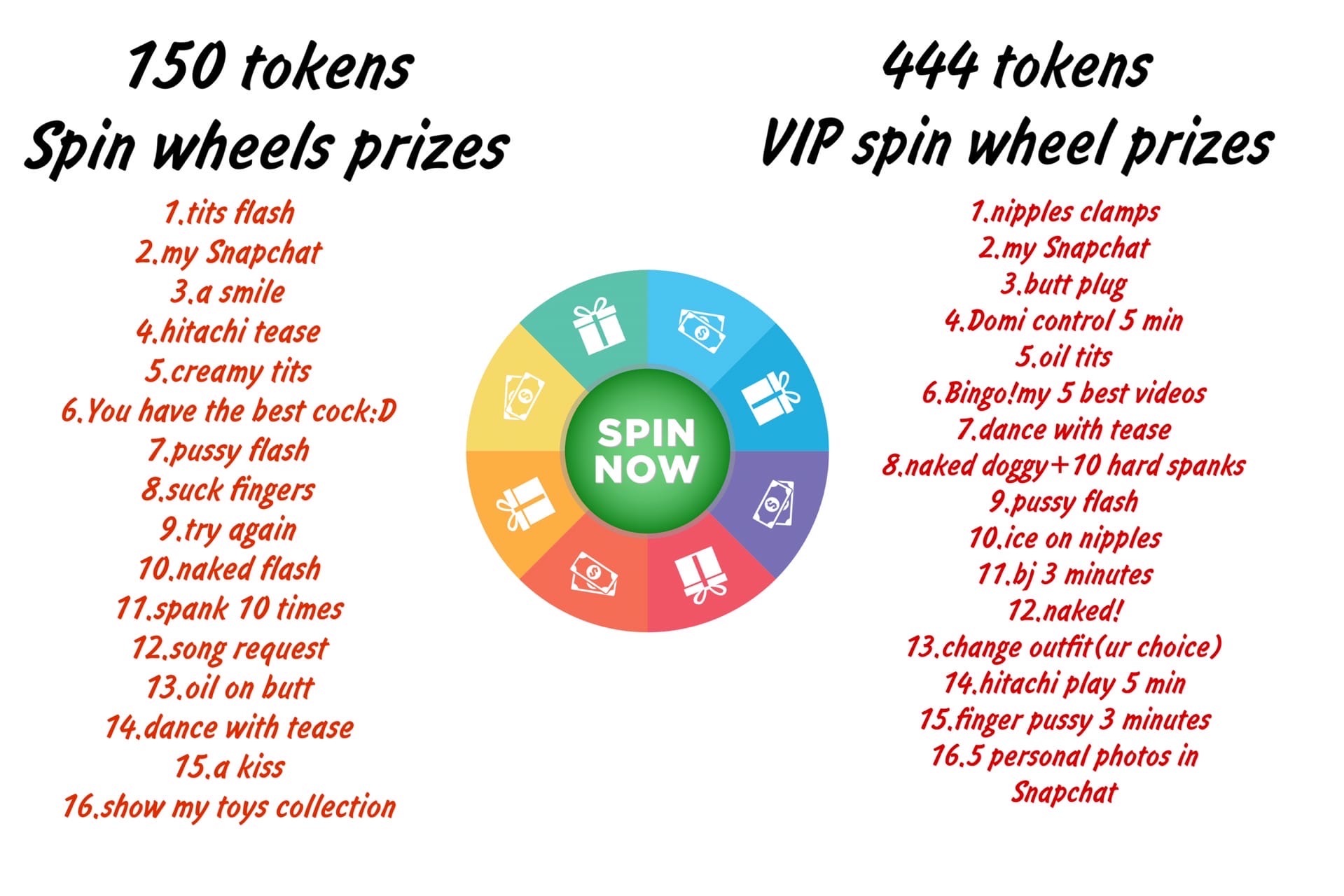 MyDirtyHobbyy Try ur luck with the wheel of fortune;) image: 1