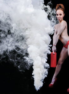 That girl is on fire