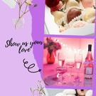 TEDDY BEAR, CHAMPAGNE, ROSES AND CANDLES