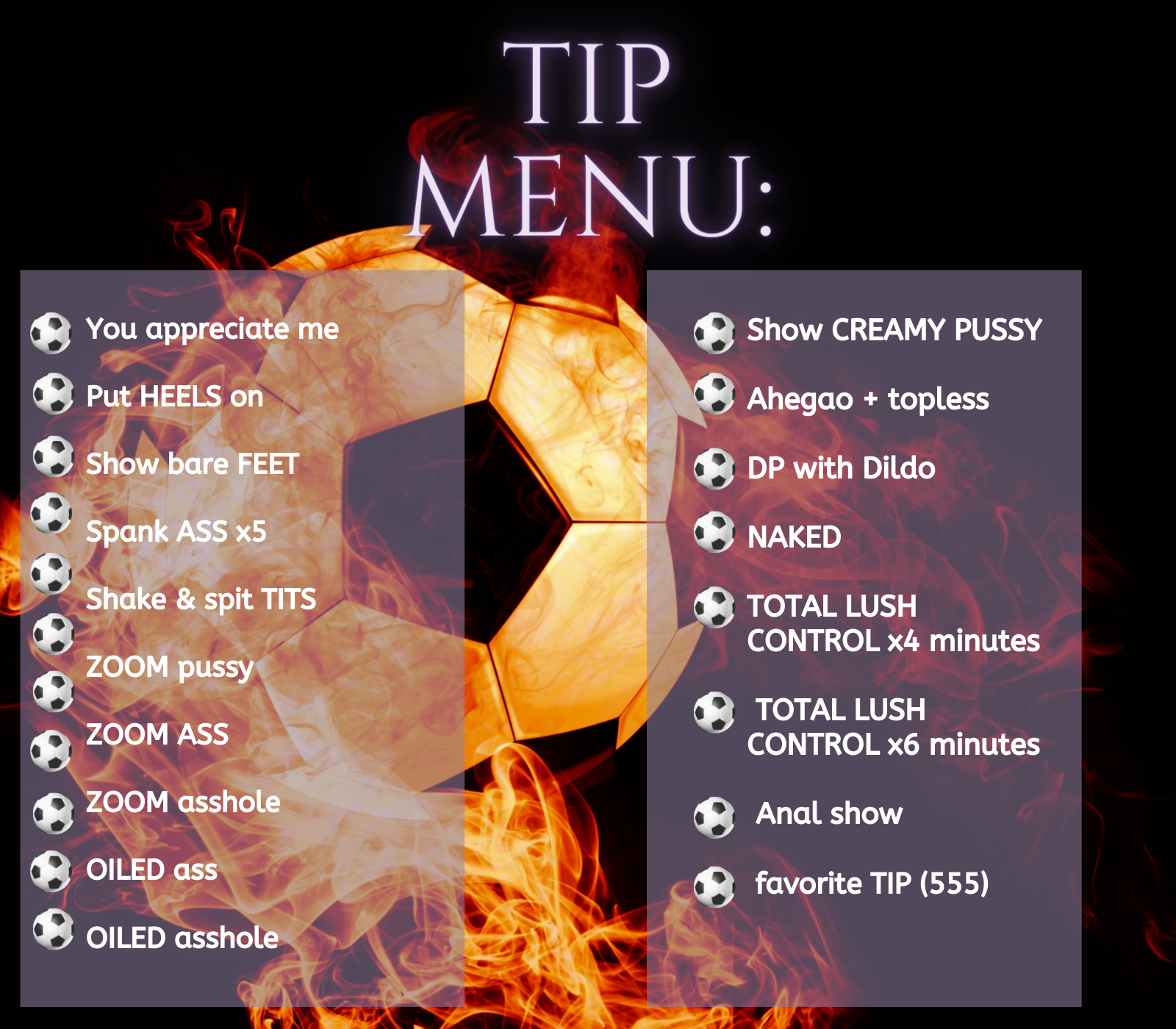 KarlynHolis tip menu image: 1