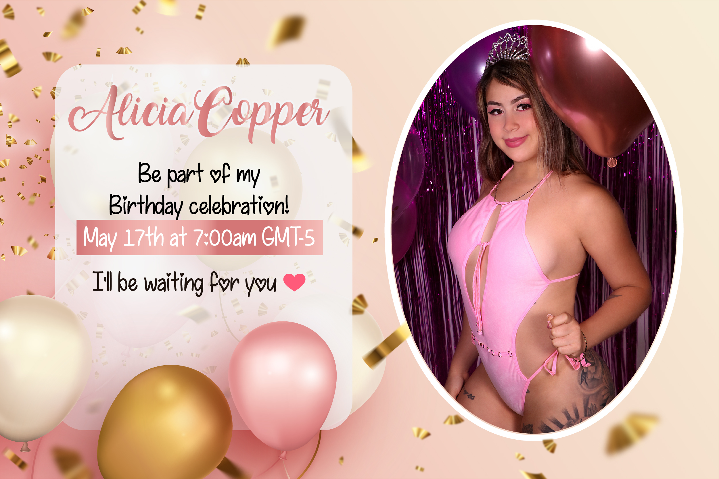 AliciaCopper It's birthday time image: 1