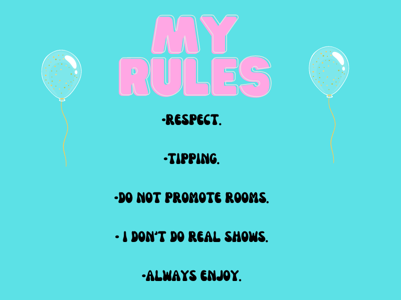 cindy-william MY RULES...! image: 1