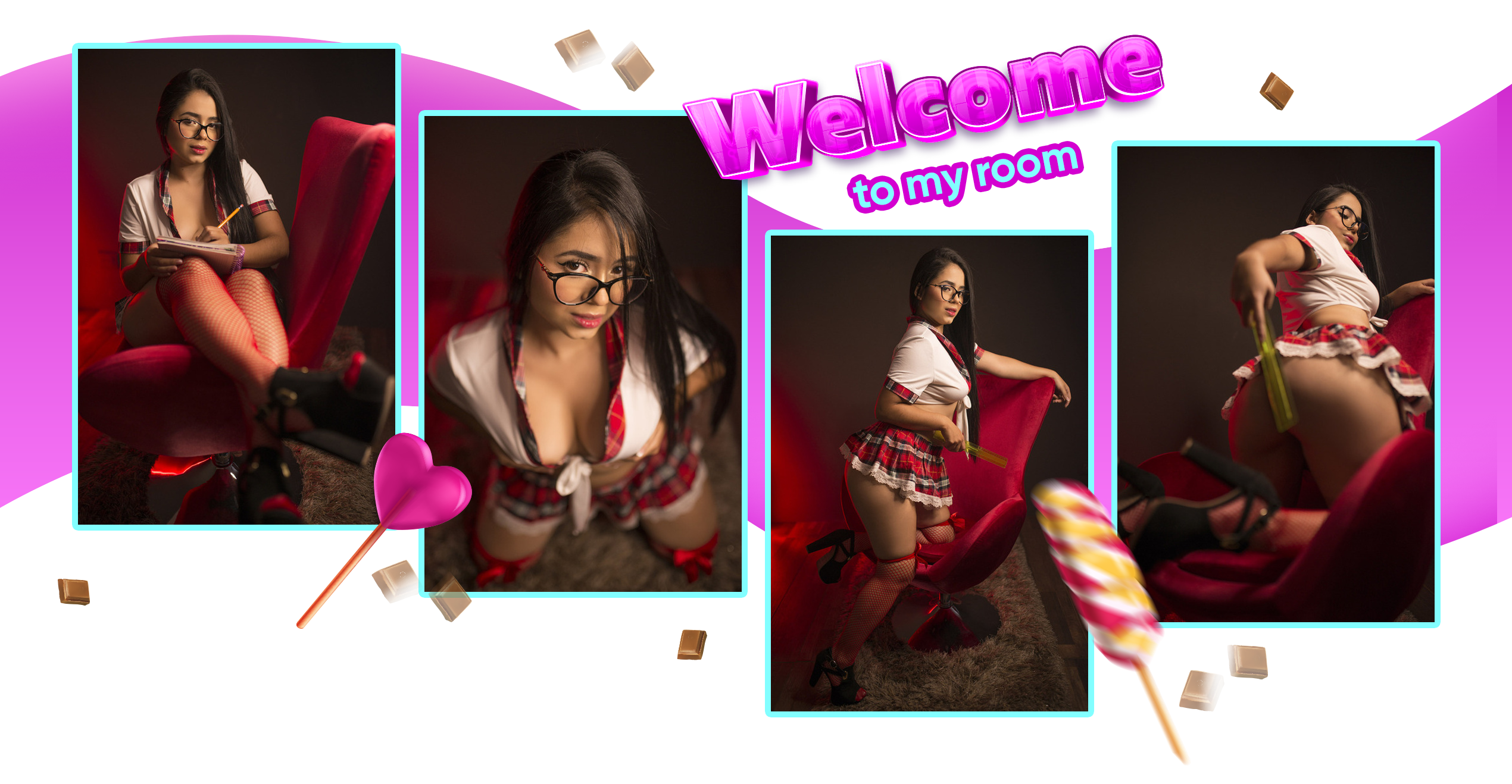 Rachelwhatson Hello. Welcome to the sweetest room. Let's enjoy! image: 9