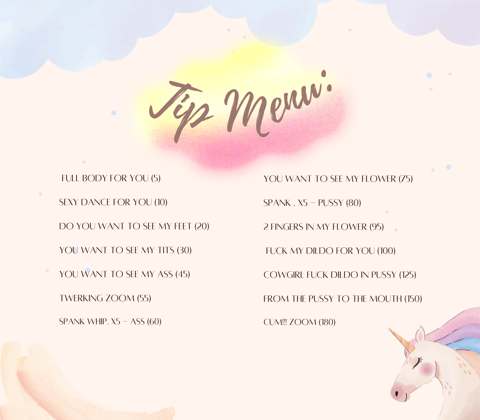 AbbyGentry TIP MENU image: 1