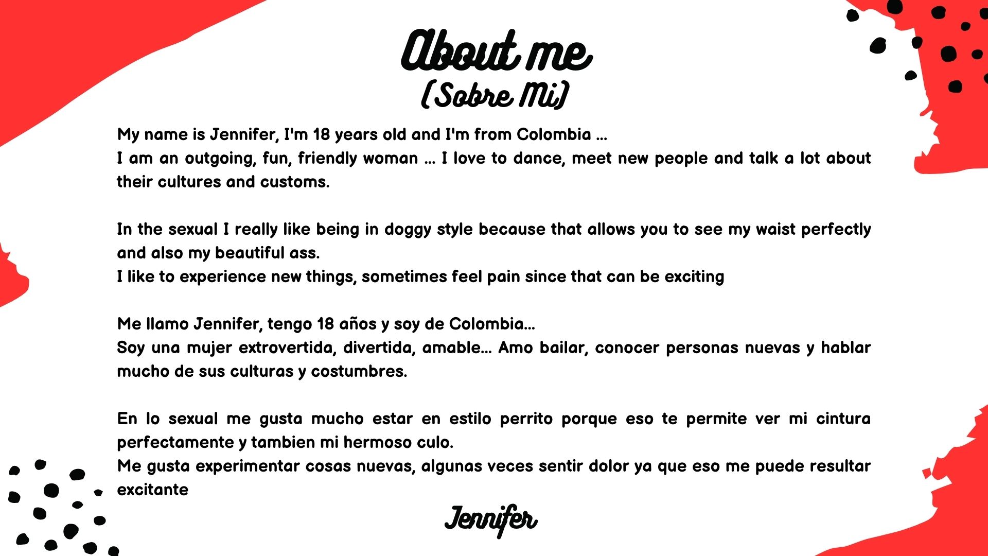 CamiyJenn About Me image: 2