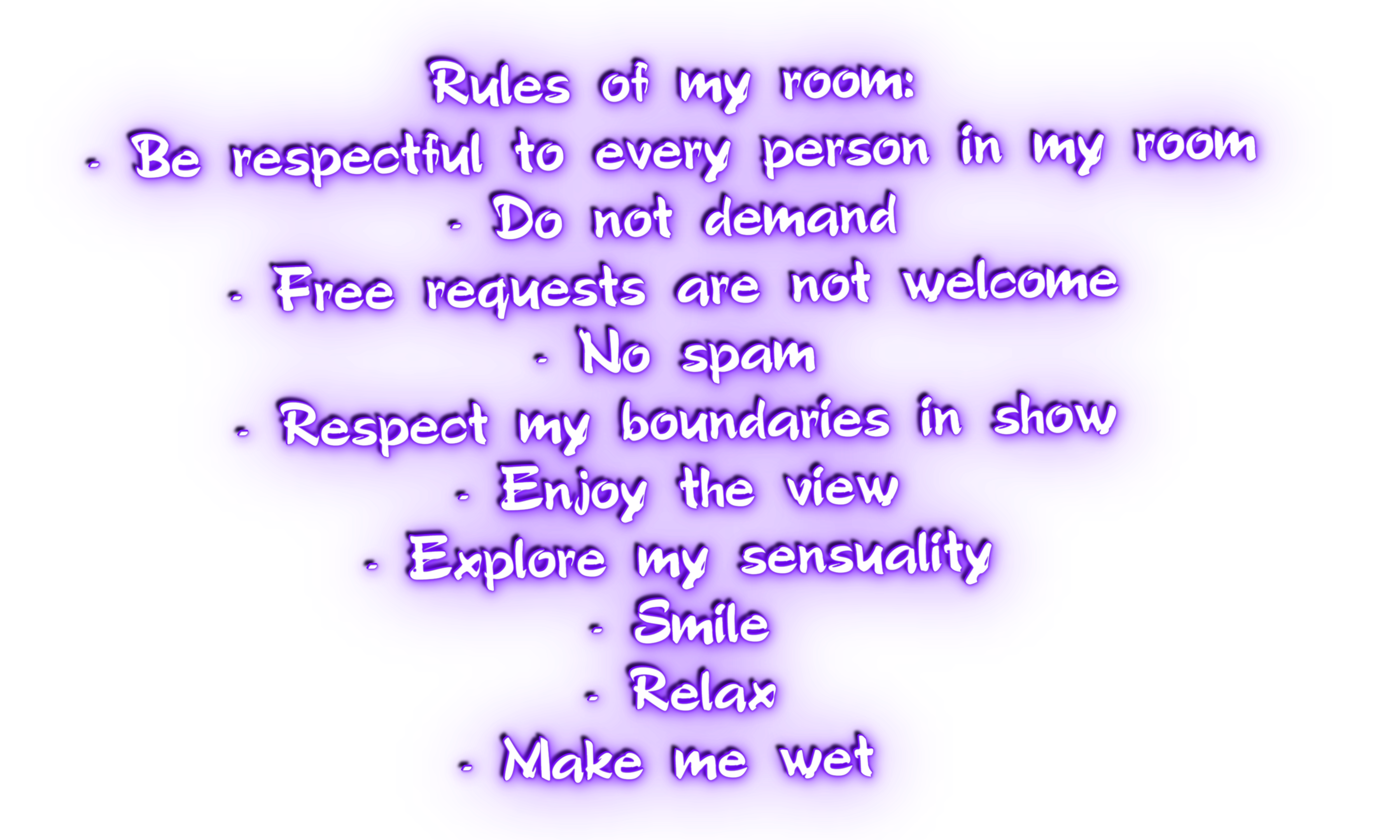 Greenicee Rules of my room image: 1