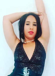 In black