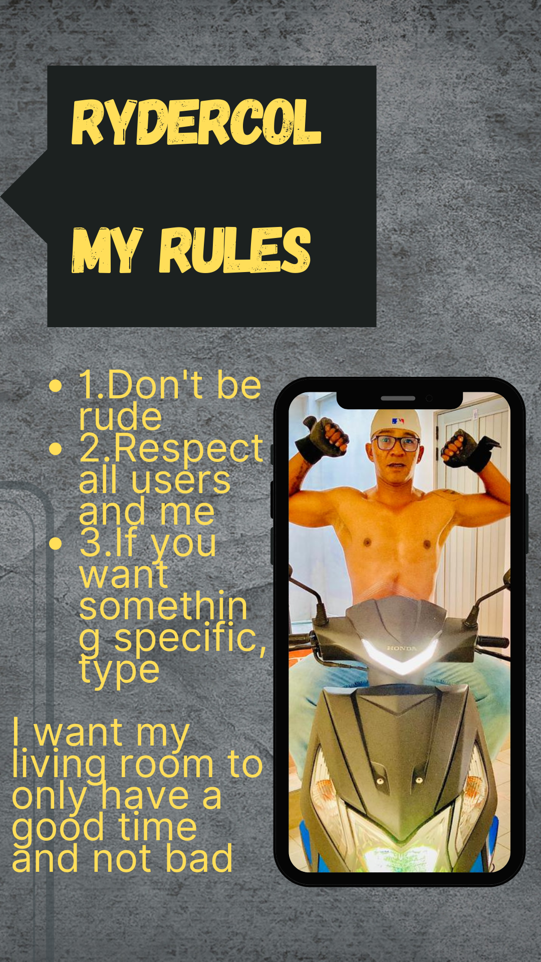 rydercol My rules image: 1