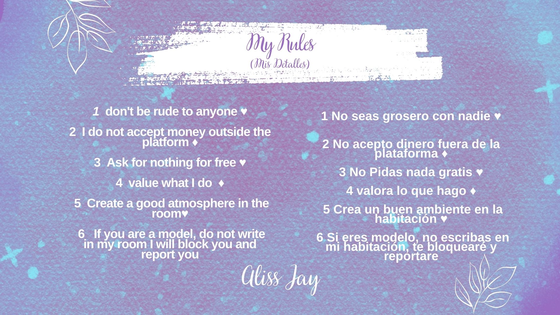 Aliss-Jay My Rules image: 1